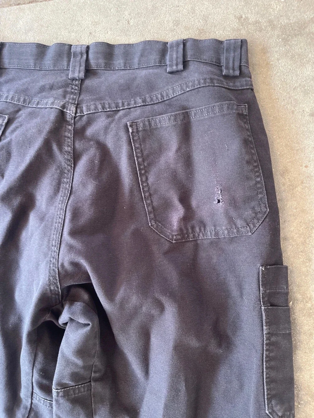 Red Kap work apparel mens Black Pants with pockets sz 36